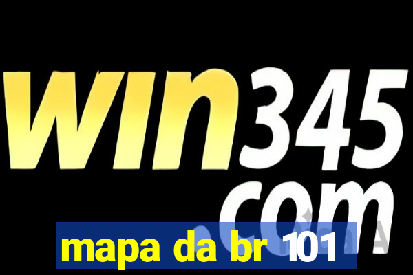 mapa da br 101
